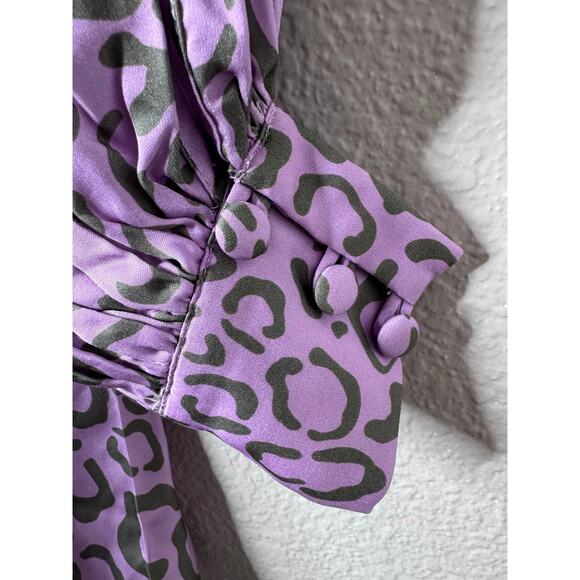 NWT -For Love & Lemons - June Mini Dress - Purple - Picture 7 of 11